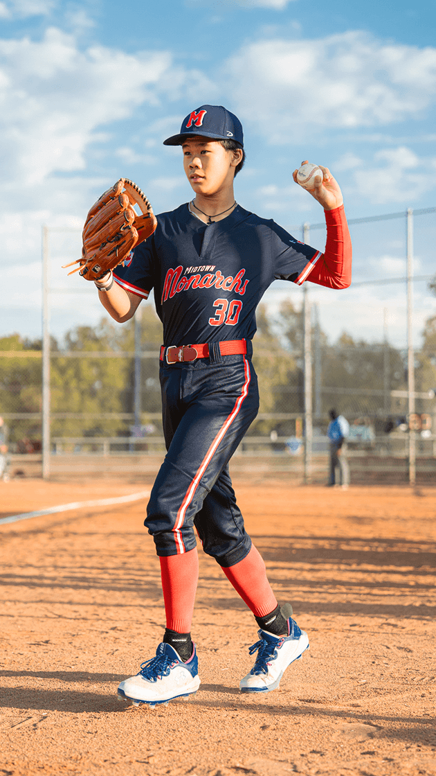 Midtown Monarchs baseball player