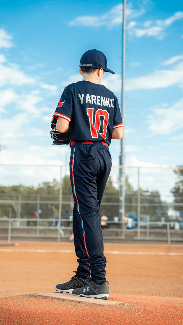 Midtown Monarchs baseball player